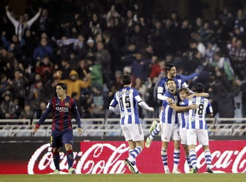 Video bàn thắng: Sociedad 1-0 Barcelona (Vòng 17 La Liga)