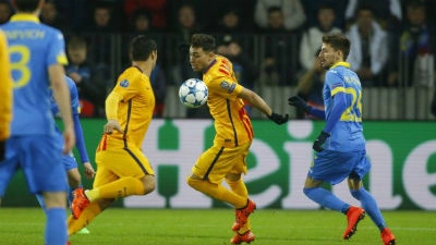 Video clip bàn thắng: BATE 0-2 Barca (Vòng bảng cúp C1 2015/16)