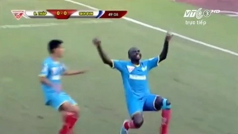 Video bàn thắng: Đồng Tháp 0-1 Khánh Hòa (Vòng 7 V-League 2015)