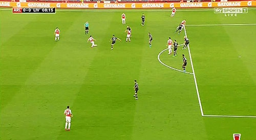 Arsenal đã bị mất oan bàn thắng ở trận đại chiến với Liverpool