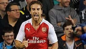 Video clip bàn thắng: Tottenham 1-2 Arsenal (Vòng 3 League Cup 2015/16)