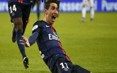 Pha kiến tạo tuyệt vời của Di Maria cho Cavani