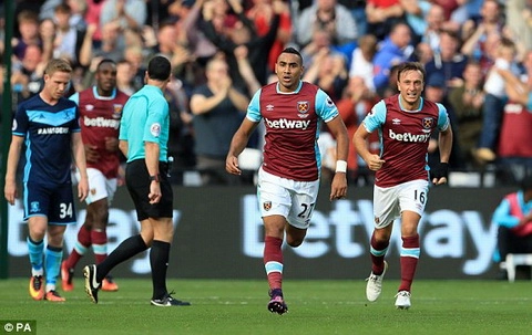 Tổng hợp: West Ham 1-1 Middlesbrough (Vòng 7 NHA 2016/17)