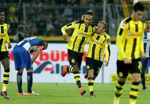 Tổng hợp: Dortmund 1-1 Hertha Berlin (Vòng 7 Bundesliga 2016/17)