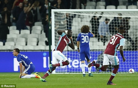 Tổng hợp: West Ham 2-1 Chelsea (Vòng 4 Cúp Liên đoàn Anh 2016/17)