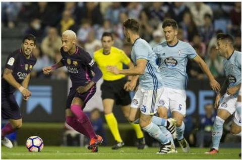 Tổng hợp: Celta Vigo 4-3 Barca (Vòng 7 La Liga 2016/17)