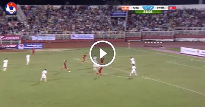 Tuyệt tác lòng trong chân phải của tiền vệ Xuân Trường