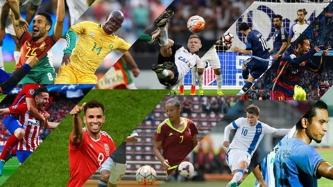 FIFA công bố 10 đề cử Bàn thắng đẹp nhất 2016: Siêu phẩm ĐNA thi tài với Messi, Neymar