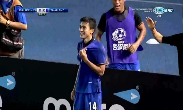 Tổng hợp: Philippines 0-1 Thái Lan (Bảng A AFF Cup 2016)