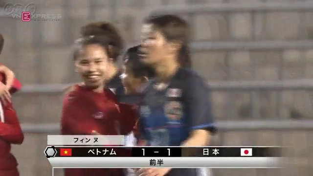 Video clip bàn thắng: Nữ Nhật Bản 6-1 Nữ Việt Nam (VL Olympic 2016)