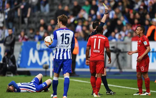 Video clip bàn thắng: Hertha Berlin 0-2 Bayern Munich (Vòng 31 Bundesliga 2015/2016)