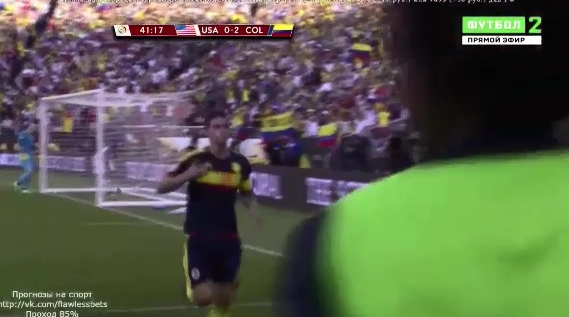 Video clip bàn thắng: Mỹ 0-2 Colombia (Bảng A Copa America 2016)