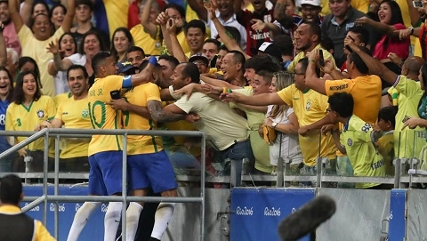 Video clip bàn thắng: U23 Brazil 4-0 U23 Đan Mạch (Olympic 2016)