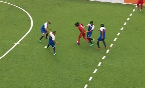 Cầu thủ khiếm thị solo ghi bàn đẹp tại Paralympic 2016