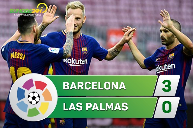 Tổng hợp: Barca 3-0 Las Palmas (Vòng 7 La Liga 2017/18)