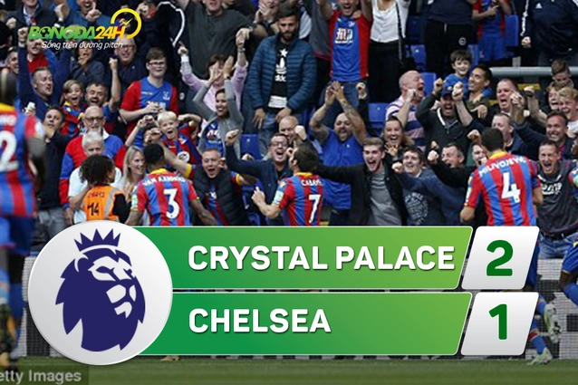Tổng hợp: Crystal Palace 2-1 Chelsea (Vòng 8 NHA 2017/18)