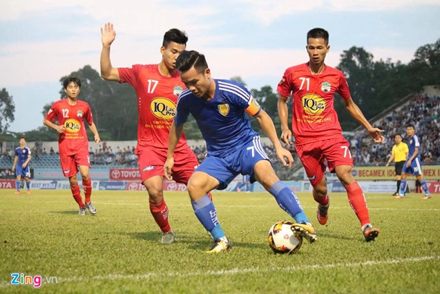 Tổng hợp: Quảng Nam 1-1 HAGL (Vòng 22 V-League 2017)