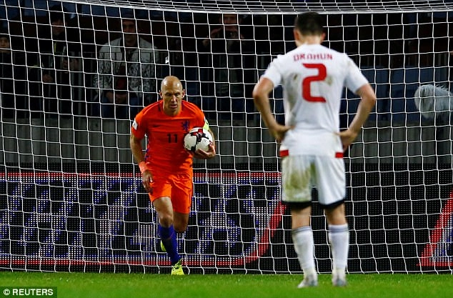 Tổng hợp: Belarus 1-3 Hà Lan (Bảng A vòng loại World Cup 2018)