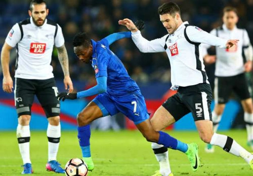 Tổng hợp: Leicester 3-1 Derby County (Đá bù vòng 4 FA Cup 2016/17)