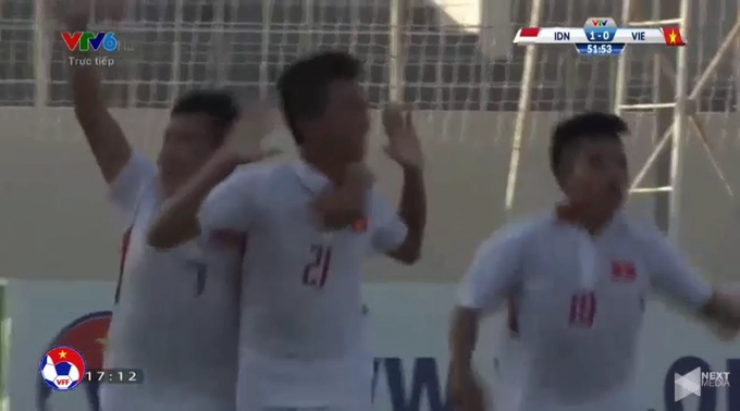 Tổng hợp: U15 Việt Nam 1-1 U15 Indonesia (U15 quốc tế 2017)