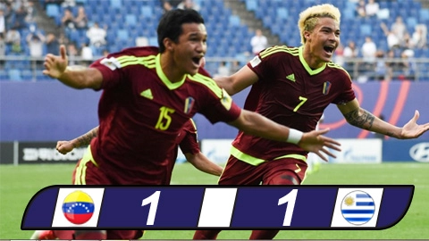 Tổng hợp: U20 Uruguay 1-1 (pen 3-4) U20 Venezuela (U20 World Cup 2017)