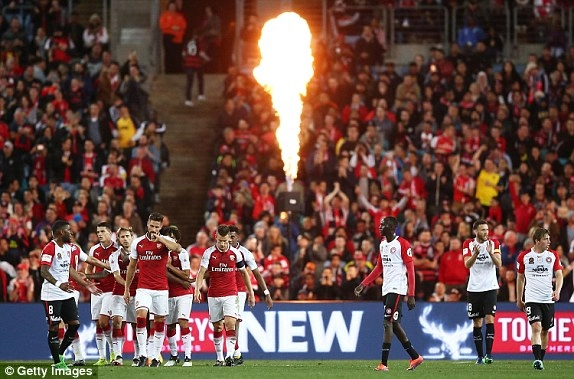 Tổng hợp: Western Sydney 1-3 Arsenal (Giao hữu hè 2017)