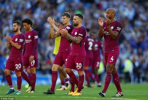Tổng hợp: Brighton 0-2 Man City (Vòng 1 NHA 2017/18)