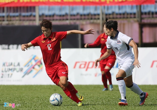 Tổng hợp: Nữ Việt Nam 1-1 Nữ Thái Lan (Sea Games 29)