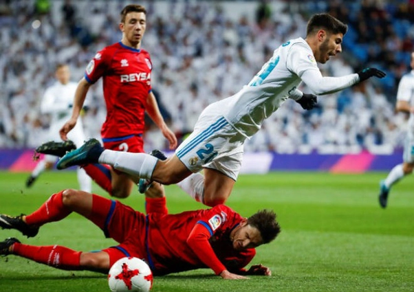 Tổng hợp: Real Madrid 2-2 Numancia (Cúp Nhà vua TBN 2017/18)