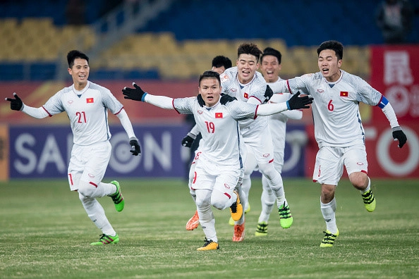 Siêu phẩm của Quang Hải gỡ hòa 2-2 trận U23 Việt Nam vs U23 Qatar