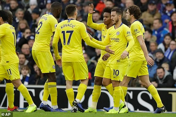 Video tổng hợp: Brighton 1-2 Chelsea (Vòng 17 Premier League 2018/19)