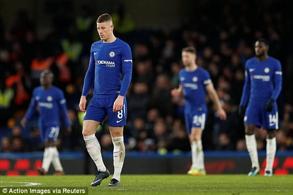 Tổng hợp: Chelsea 0-3 Bournemouth (Vòng 25 Premier League 2017/18)
