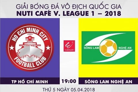 Tổng hợp: TPHCM 0-2 SLNA (Vòng 1 V-League 2018)
