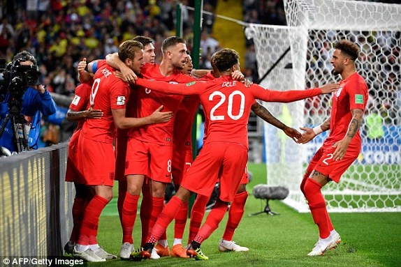 Tổng hợp: Colombia 1-1 (pen 3-4) Anh (Vòng 1/8 World Cup 2018)