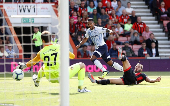 Video tổng hợp: Bournemouth 2-2 Everton (Vòng 3 Premier League 2018/19)
