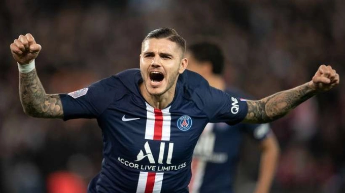Brest 1-2 PSG: Tiền đạo Icardi lại hóa người hùng