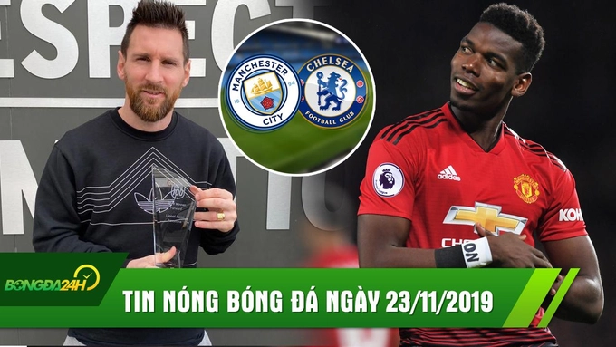 Tin Nóng bóng đá 24h hôm nay 23/11/2019: Vượt Ronaldo, Messi xuất sắc nhất năm 2019; MU đón hàng loạt tin vui