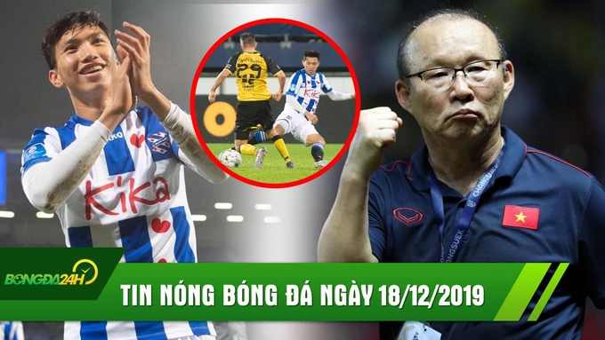 TIN NÓNG bóng đá hôm nay 18/12: Đoàn Văn Hậu đá trận ra mắt ở Heerenveen