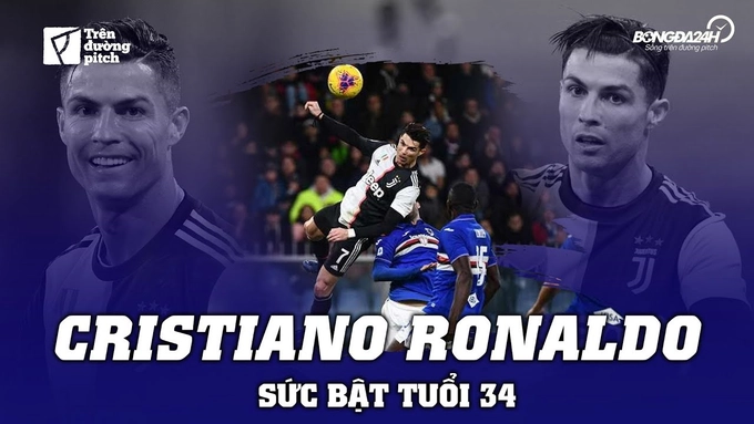 VIDEO: Cristiano Ronaldo và sức bật tuổi 34