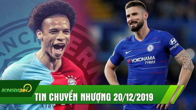 TIN NÓNG chuyển nhượng ngày 20/12: Bayern mua Sane giá 100 triệu Euro