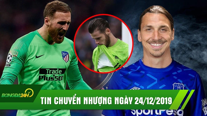 TIN NÓNG chuyển nhượng ngày 24/12: MU chiêu mộ Jan Oblak thay De Gea, Ibra chuẩn bị gia nhập Everton