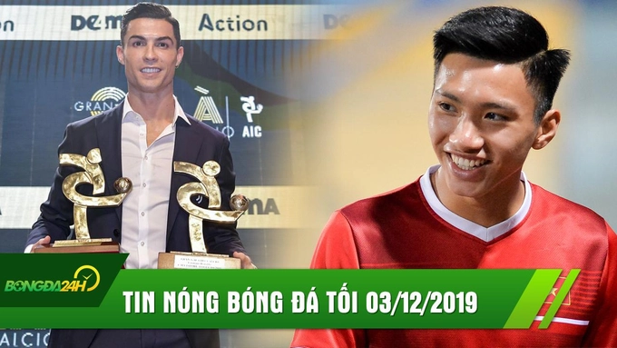 TIN NÓNG bóng đá tối nay 3/12/2019: Văn Hậu về nhì tại giải cầu thủ trẻ xuất sắc nhất Châu Á