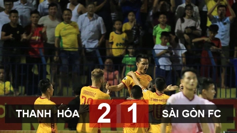 Thanh Hóa 2-1 Sài Gòn: Duy trì mạch bất bại
