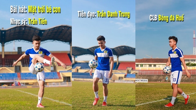 Hotboy U23 Việt Nam Danh Trung ra mắt MV ca nhạc Mặt trời bé con