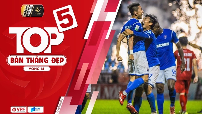 VIDEO: 5 bàn thắng đẹp nhất vòng 14 V-League 2019