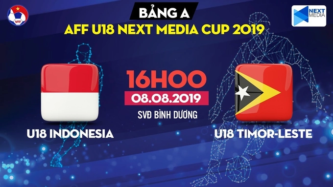 Video tổng hợp: U18 Indonesia 4-0 U18 Timor Leste (U18 Đông Nam Á 2019)