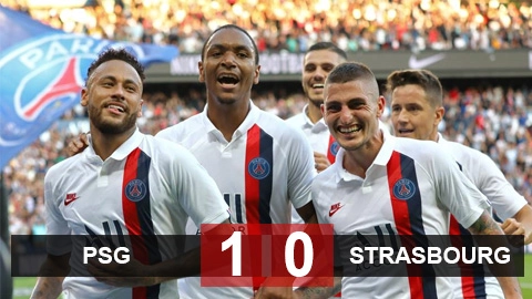 PSG 1-0 Strasbourg: Vừa tái xuất, Neymar lập tức lập siêu phẩm giải cứu đội nhà