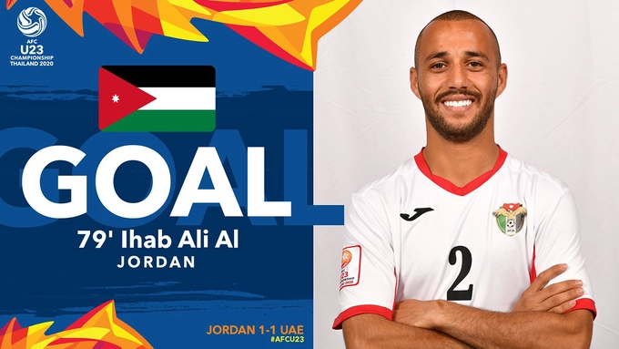 Link xem video U23 UAE vs U23 Jordan 1-1: dắt tay nhau vào tứ kết