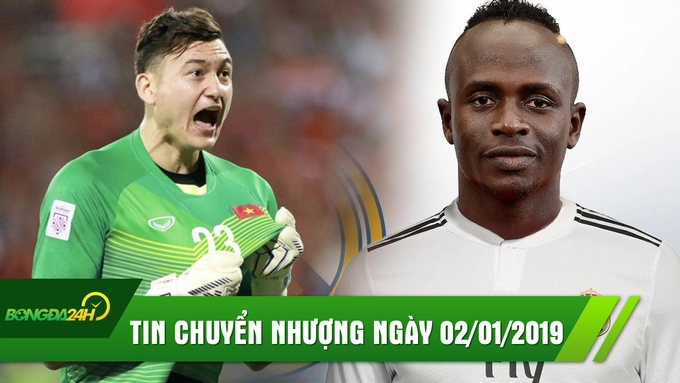 TIN NÓNG chuyển nhượng ngày 02/01: Văn Lâm sang NHẬT thi đấu? Real ra giá mua Sadio Mane