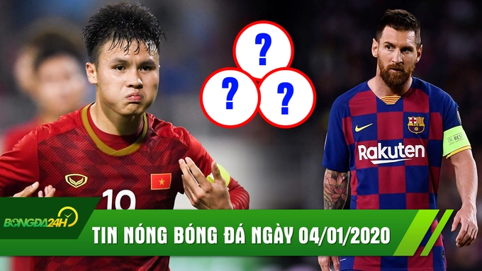 TIN NÓNG bóng đá hôm nay 04/01:  Quang Hải xếp 17 Châu Á, Barca chốt 3 cái tên SIÊU KHỦNG thay thế Messi